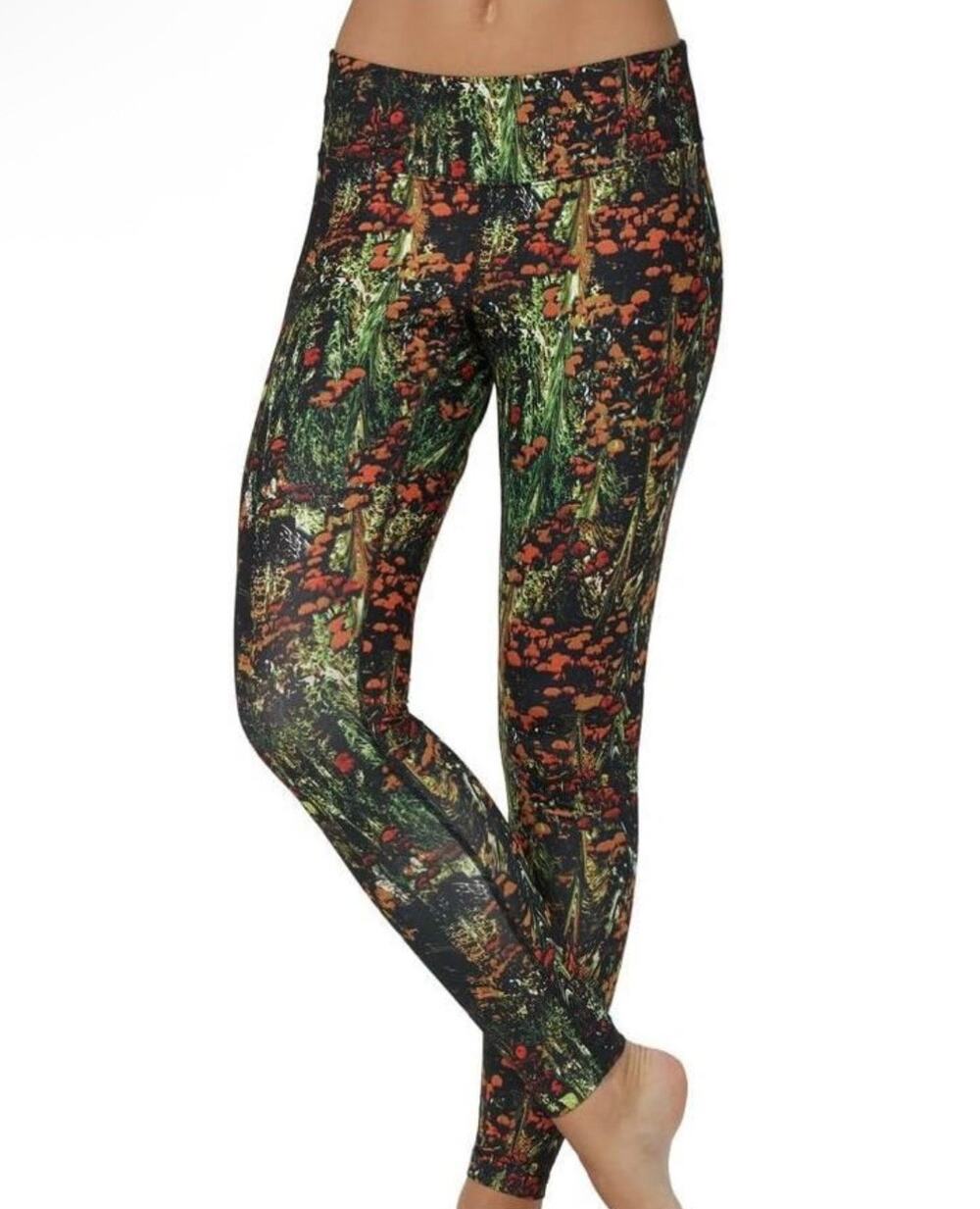 Burton DryRide Acid Flora Print Lightweight Base Layer Leggings Size Small